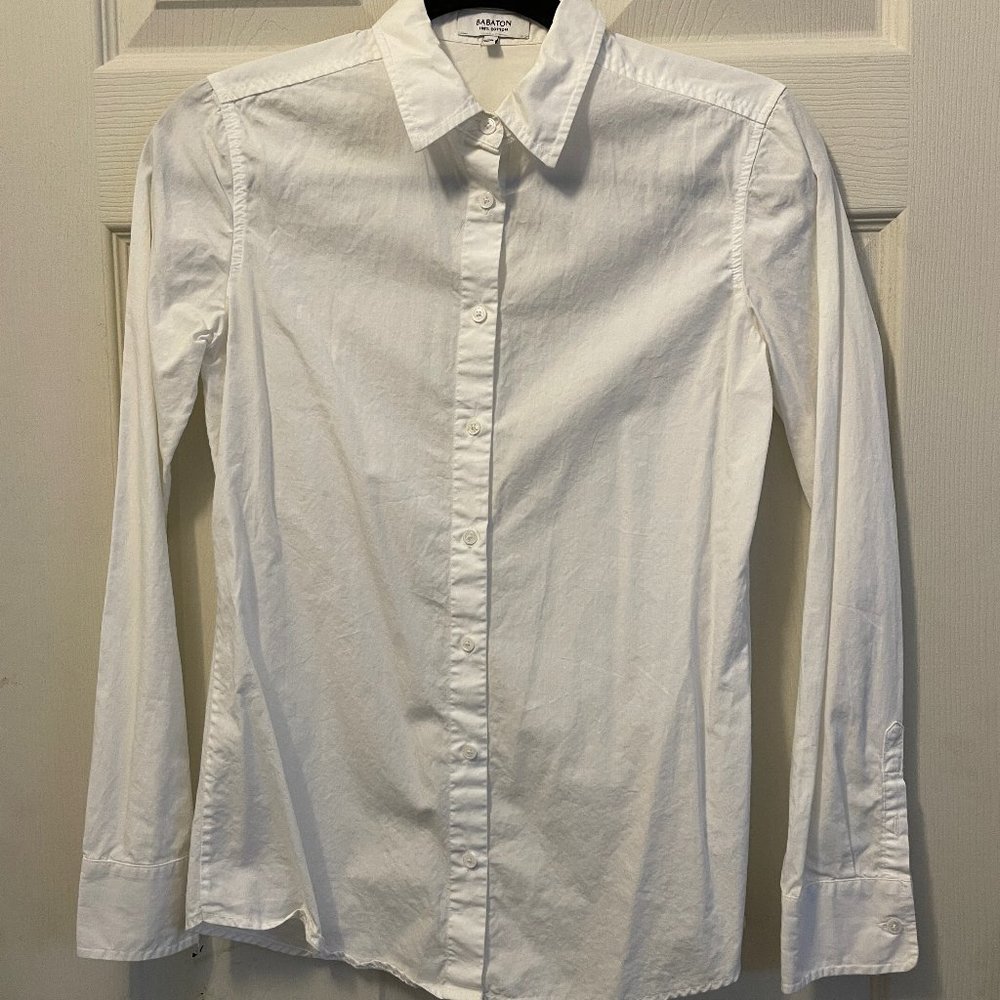 Babaton White Dress Shirt